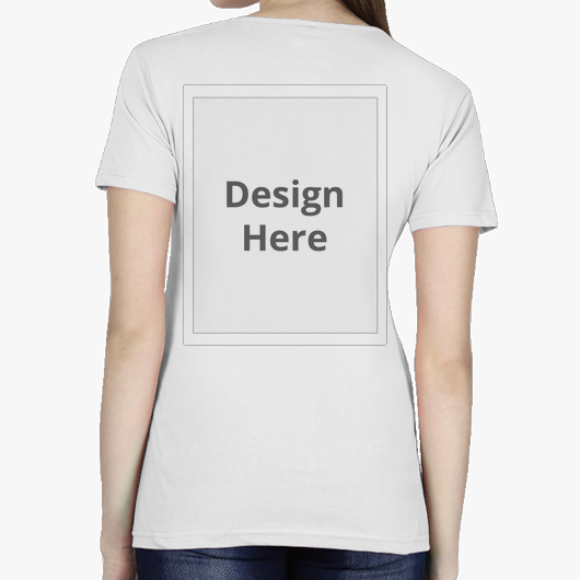 Custom Women's Crew Neck T-Shirt - White