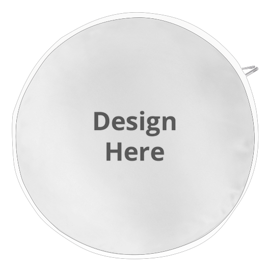 Custom Round Seat Cushion - Velvet Satin