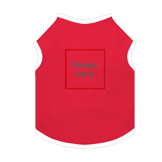 Custom Pet T-Shirt - Red