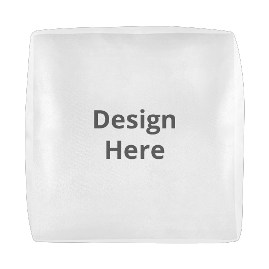 Custom Rectangle Seat Cushion - Velvet Satin