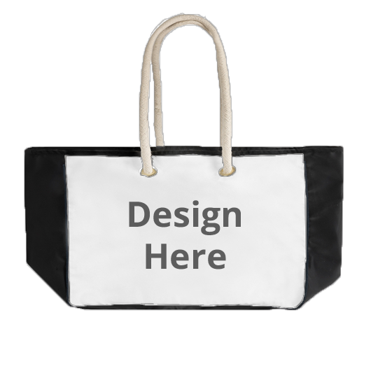 Custom Wide Tote Beach Bag