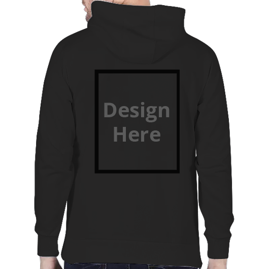 Custom Men's Hoodie - Black