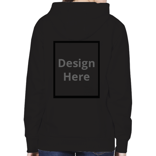 Custom Women's Hoodie - Black