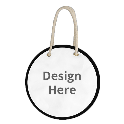 Custom Round Beach Bag
