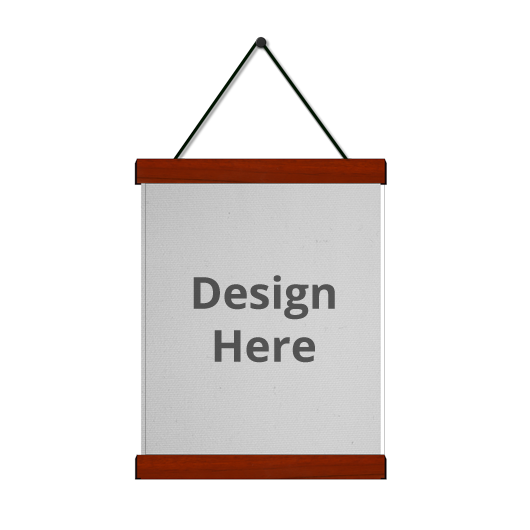 Hanging Canvas - Natural Walnut