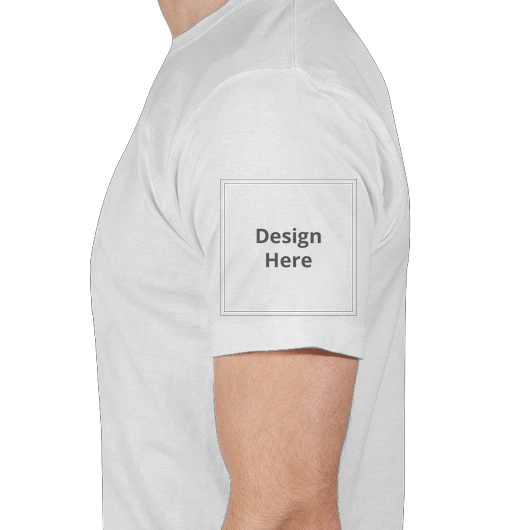 Custom Men's Crew Neck T-Shirt - White