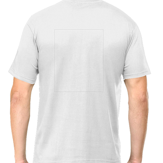 Custom Men's Crew Neck T-Shirt - White