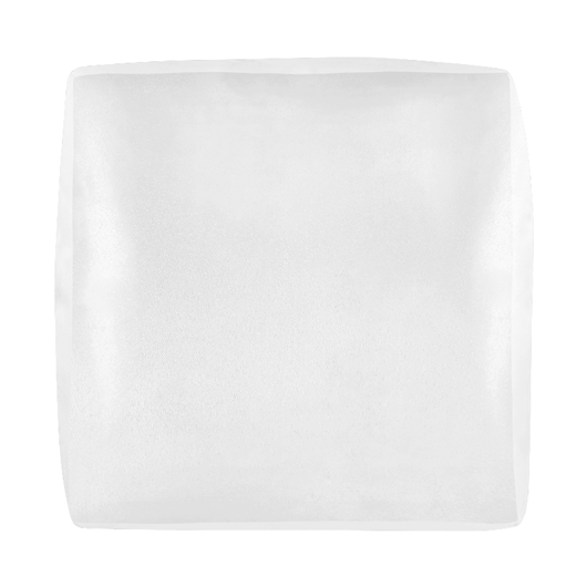 Custom Rectangle Seat Cushion - Velvet Satin