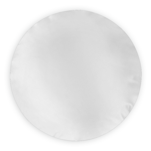 Custom Round Throw Pillow - Velvet Satin