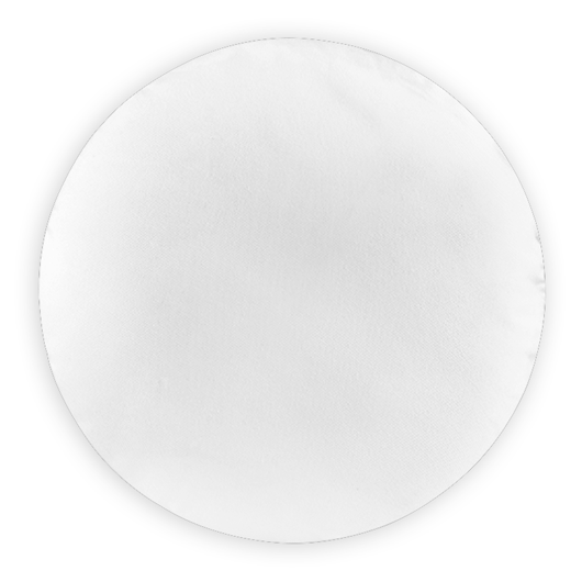 Custom Round Throw Pillow - Canvas