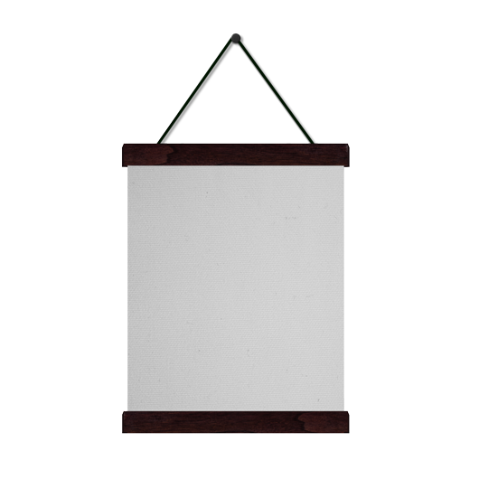 Hanging Canvas - Charcoal