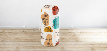 Personalized Cylindrical Laundry Bag