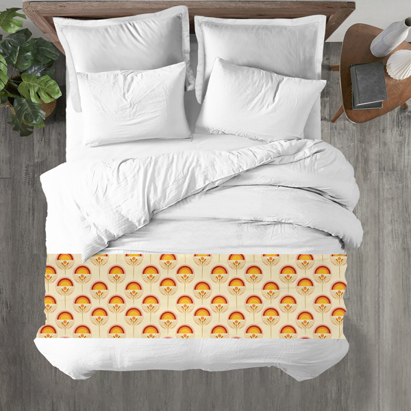 Custom Bed Runner - Velvet Satin