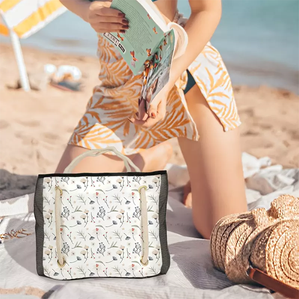 Custom Roped Beach Bag