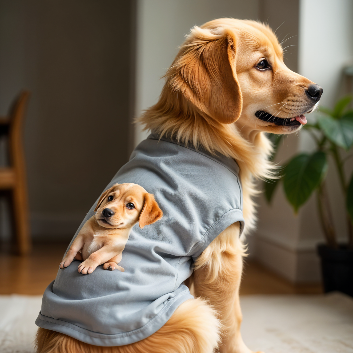 Custom Pet T-Shirt - Grey