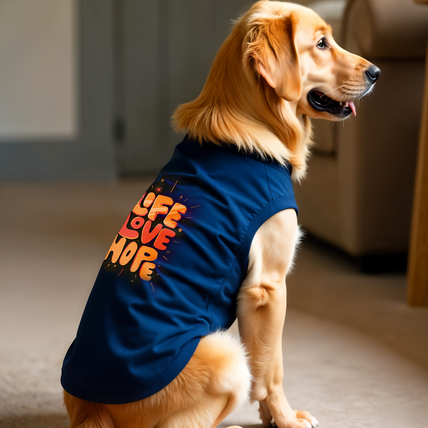 Custom Pet T-Shirt - Navy