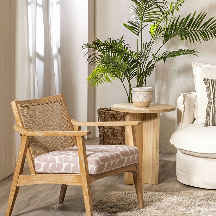 Custom Square Seat Cushion - Weave Loom