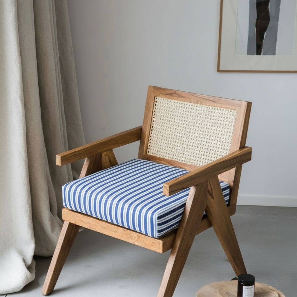 Custom Square Seat Cushion - Canvas
