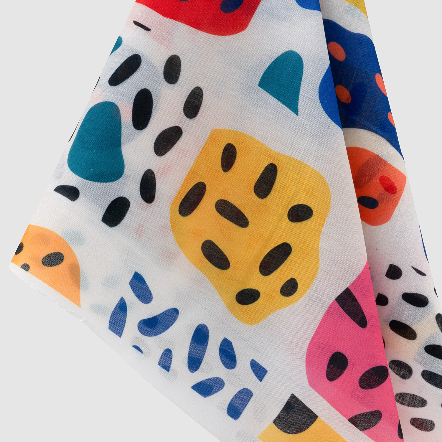 Knitted Fabric - Polyester Sheer Silk