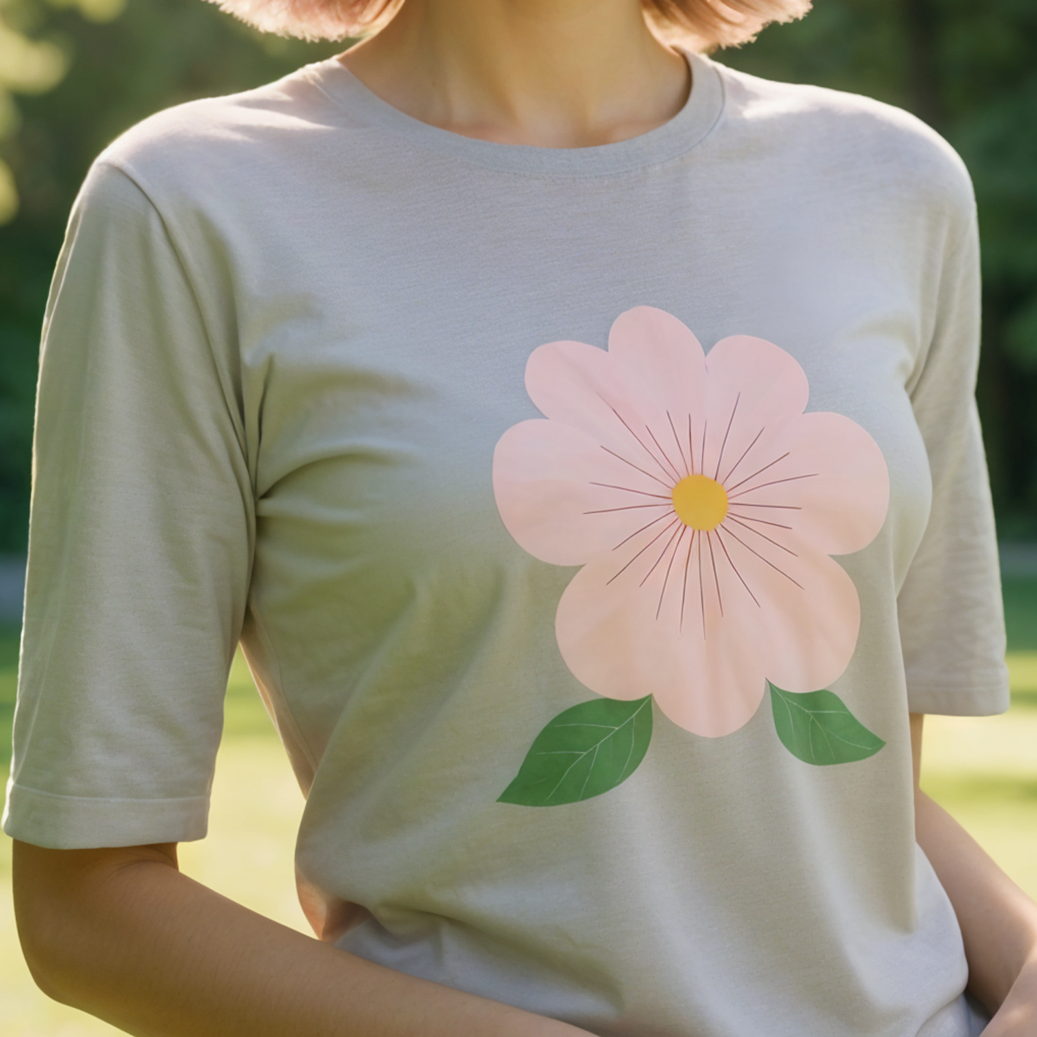 Custom Women's Crew Neck T-Shirt - Grey