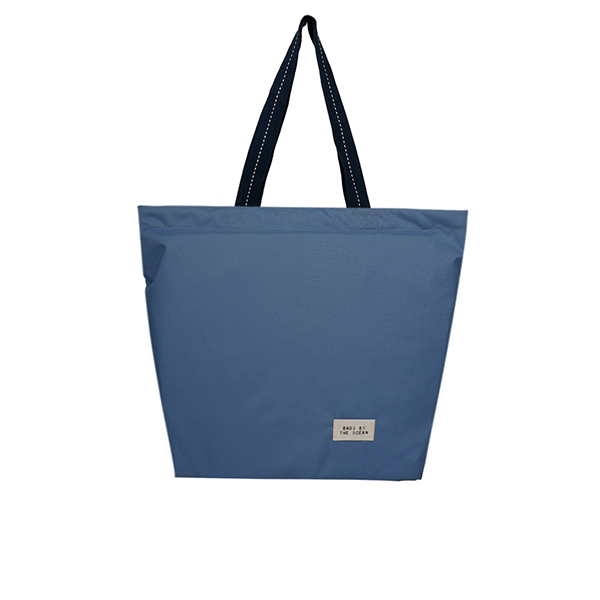 Large Zipper Tote - Sky Blue