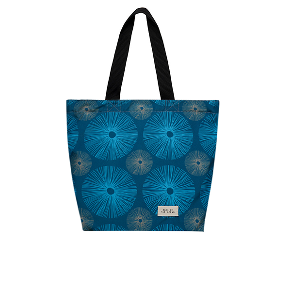 Large Zipper Tote - Sea Green