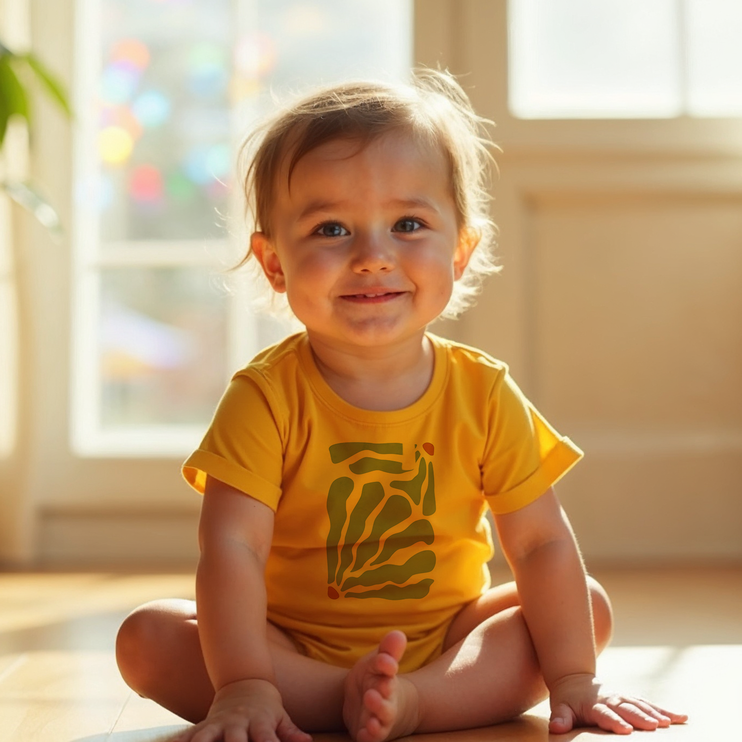 Custom Kid's Rompers - Yellow