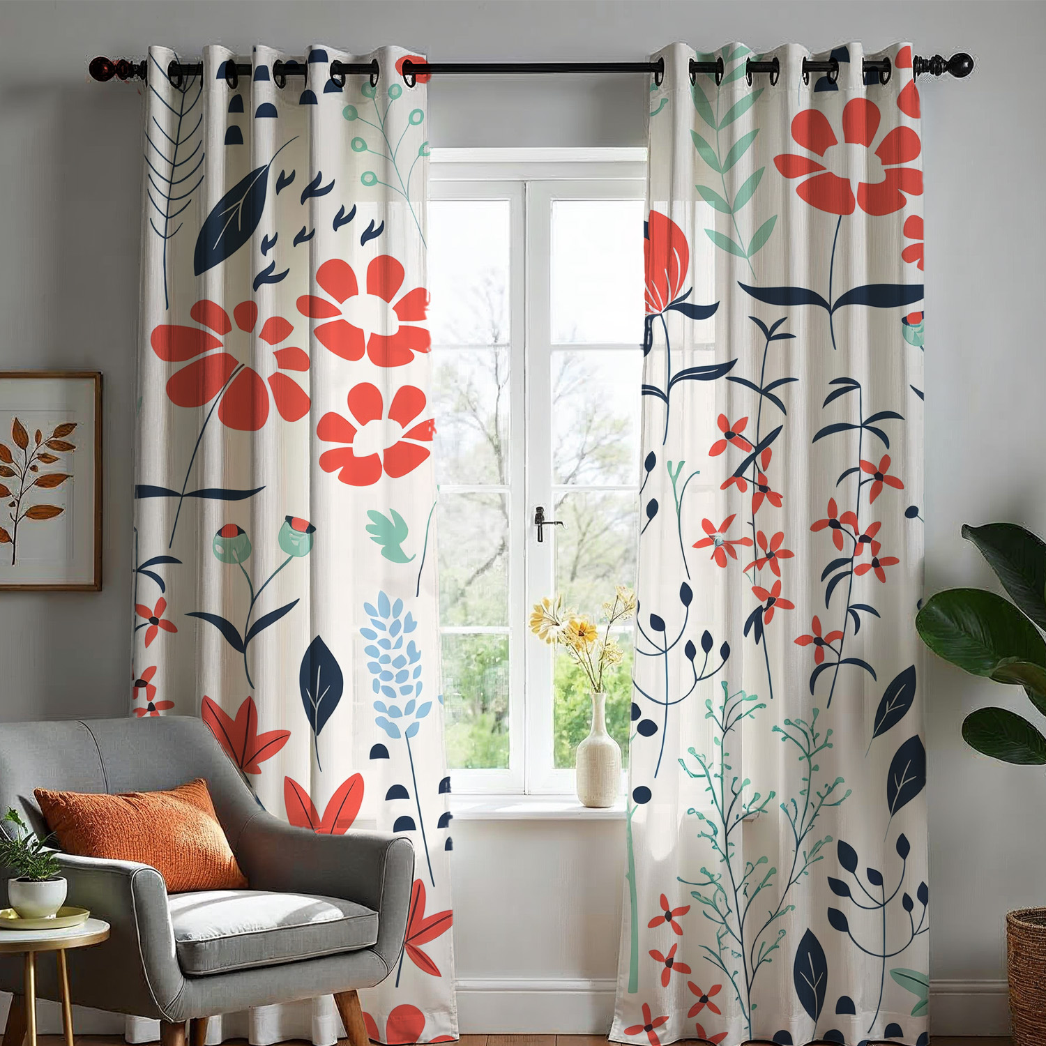 Custom Sheer Curtain - Luxe Stripe