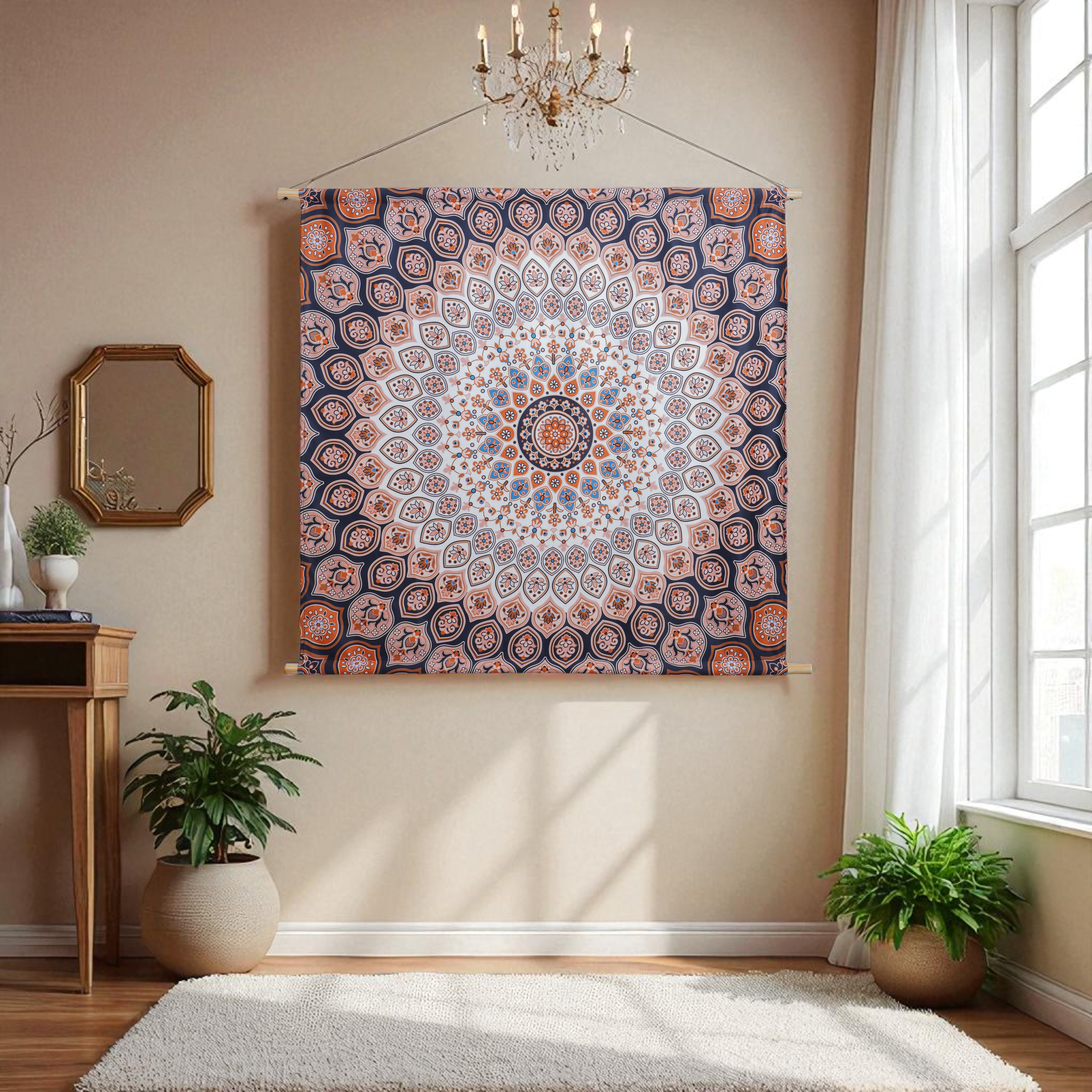 Custom Hanging Tapestry - Velvet Satin