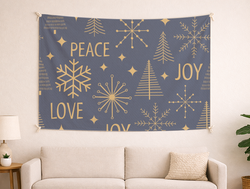 Custom Wall Tapestry - Velvet Satin