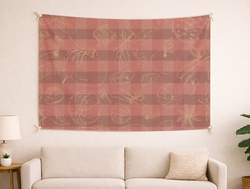Custom Wall Tapestry - Velvet Satin