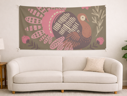 Custom Panoramic Tapestry - Velvet Satin