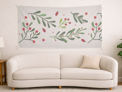 Custom Panoramic Tapestry - Velvet Satin