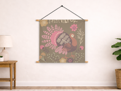 Custom Hanging Tapestry - Velvet Satin
