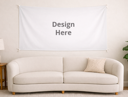 Custom Panoramic Tapestry - Velvet Satin