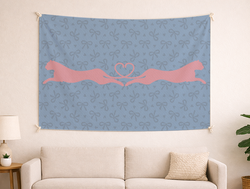 Custom Wall Tapestry - Velvet Satin