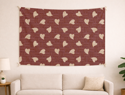 Custom Wall Tapestry - Rustic Jute