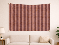 Custom Wall Tapestry - Rustic Jute