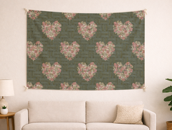 Custom Wall Tapestry - Rustic Jute