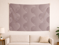 Custom Wall Tapestry - Velvet Satin