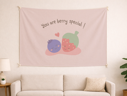 Custom Wall Tapestry - Velvet Satin