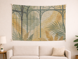 Custom Wall Tapestry - Rustic Jute