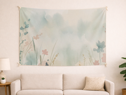 Custom Wall Tapestry - Velvet Satin