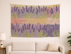 Custom Wall Tapestry - Rustic Jute