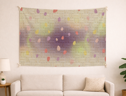 Custom Wall Tapestry - Rustic Jute