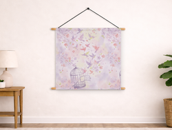 Custom Hanging Tapestry - Velvet Satin
