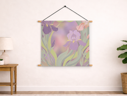 Custom Hanging Tapestry - Velvet Satin