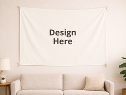 Custom Wall Tapestry - Velvet Satin