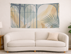 Custom Panoramic Tapestry - Velvet Satin
