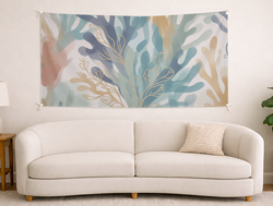 Custom Panoramic Tapestry - Velvet Satin